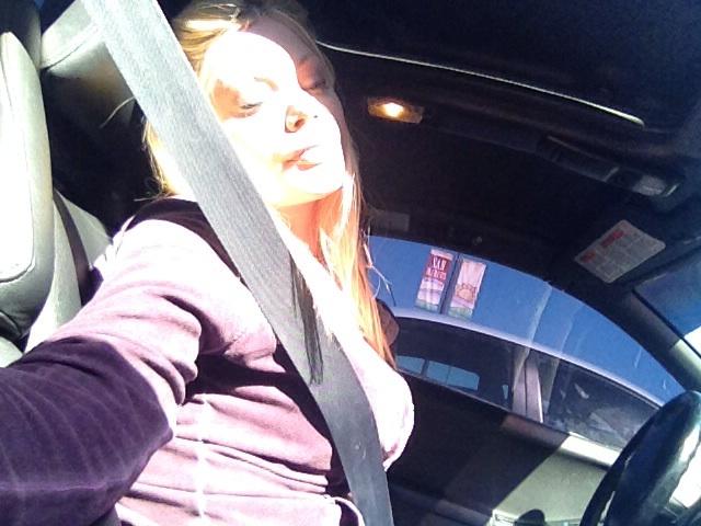 Riley Steele, Selfpic, Selfshot, Selfie, Incar, Sun