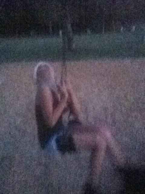 Riley Steele, Selfpic, Selfshot, Selfie, Swing, Seesaw, Teeterboard, Teeter-totter, Flip-flap, Street Photo