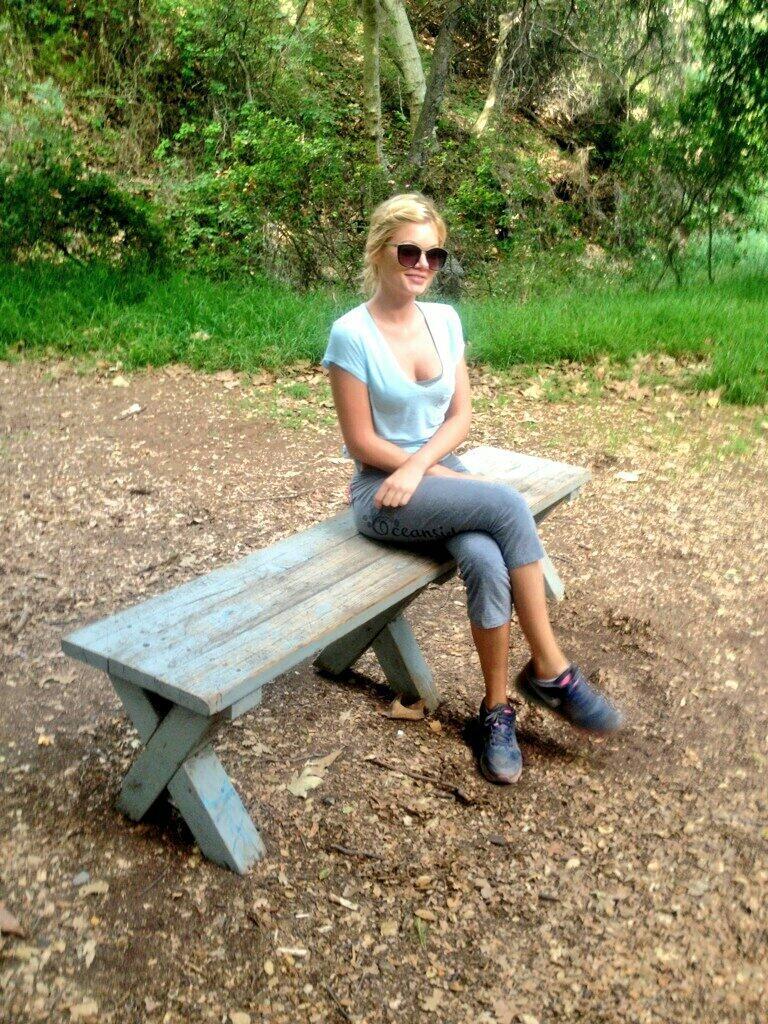Riley Steele, Selfpic, Selfshot, Selfie, Sunglasses, Morning, Sit, Sometimes, Moments, Bench, Forest