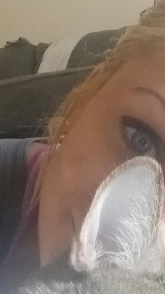 Riley Steele, Selfpic, Selfshot, Selfie, Cat, Kitten, Cute, Pet, Moments, Eye, With Cat
