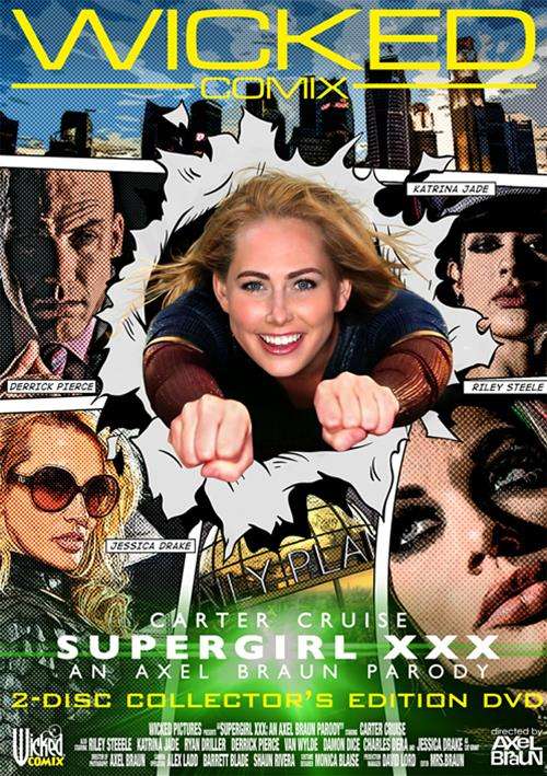 Riley Steele, Movie Cover, Front Cover, Wicked Pictures, Supergirl Xxx: An Axel Braun Parody